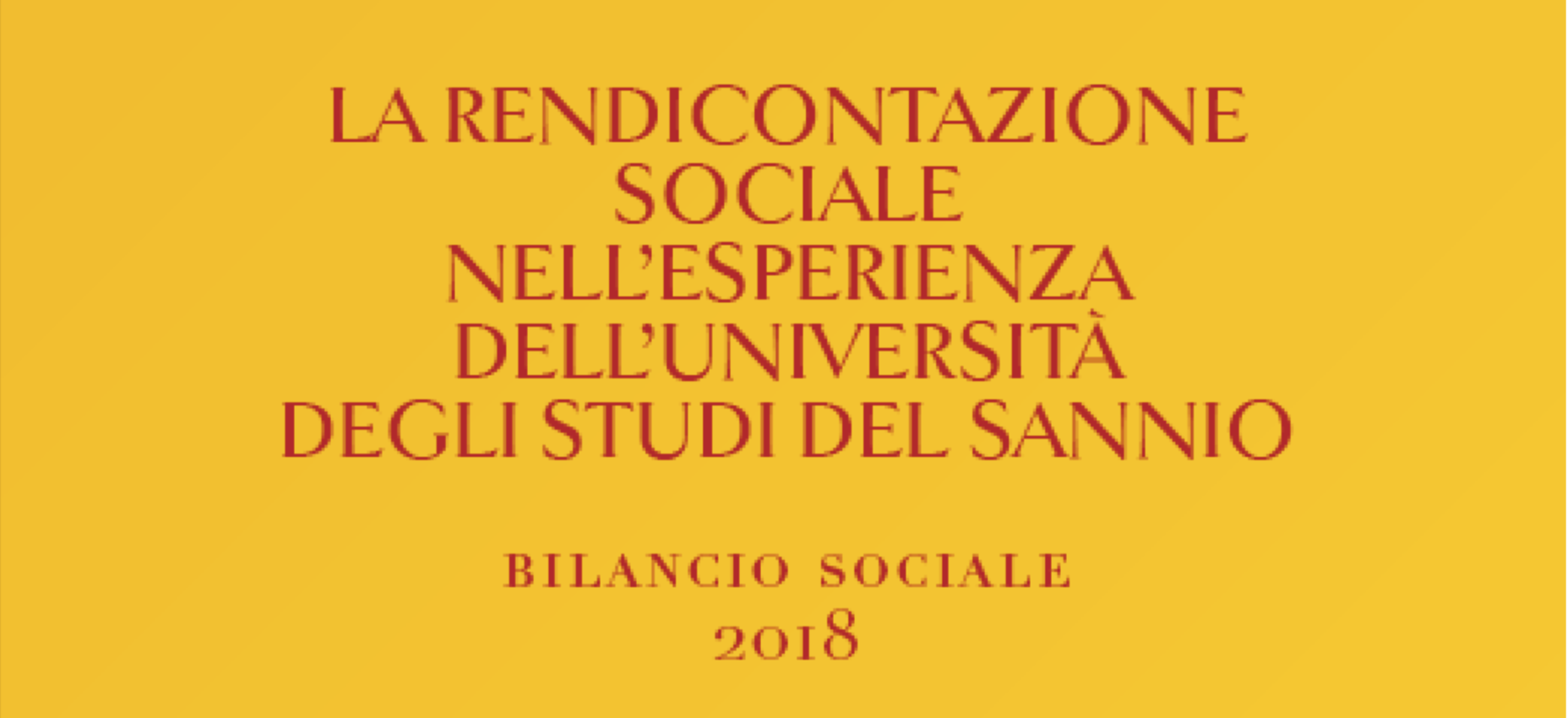 Bilancio Sociale 2018