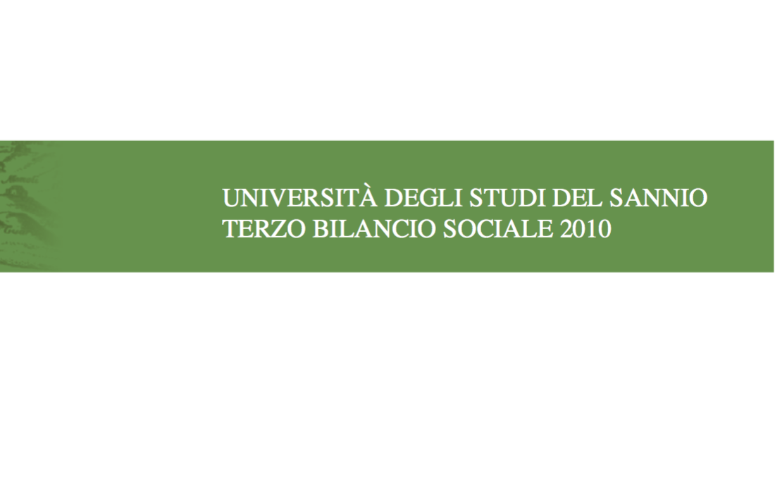 Bilancio sociale 2010