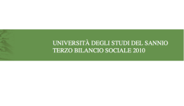 Bilancio sociale 2010