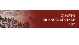 Bilancio sociale 2012