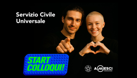 Foto di un ragazzo e una ragazza