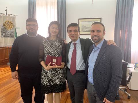 il rettore incontra Università Uzbeka Tashkent