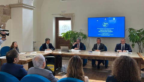 una foto del tavolo dei relatori