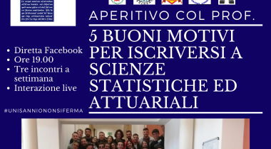 Locandina Aperitivo con il Prof