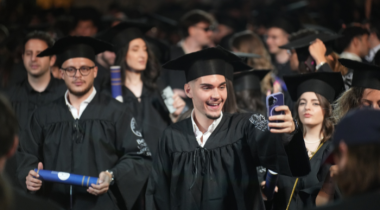 studenti al graduation day