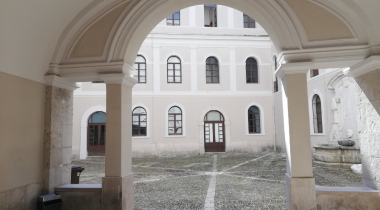 Foto del cortile di Palazzo De Simone