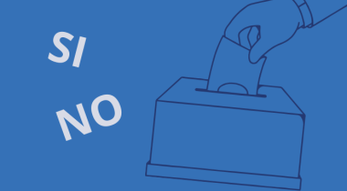 una grafica con la rappresentazione di un'urna elettorale