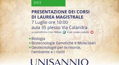 Presentazione Lauree magistrali di Biologia e Geologia